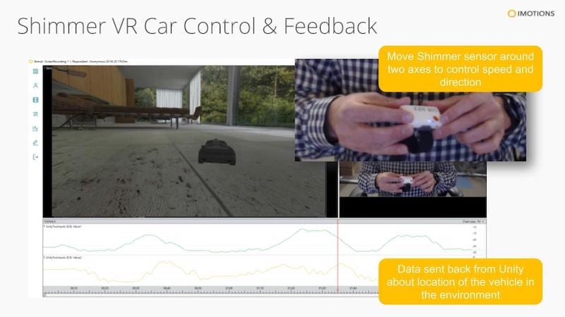 Shimmer VR biosensor API example