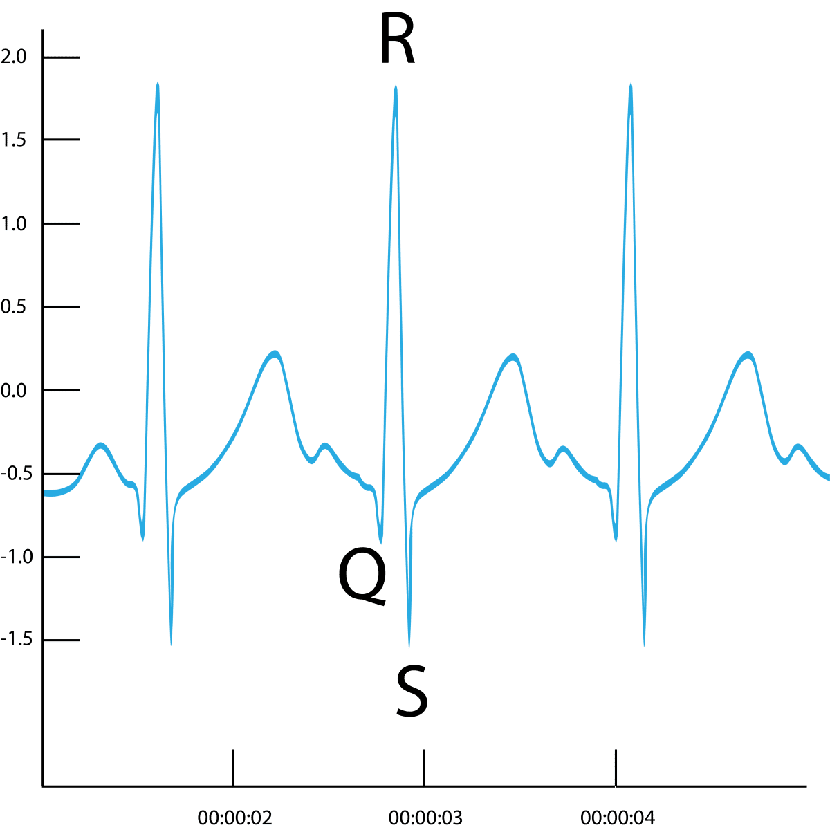 Biopac ECG heartrate