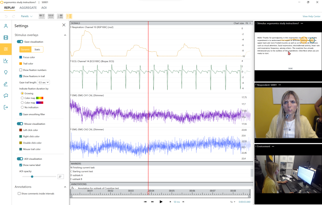 ECG EKG ergonomics study