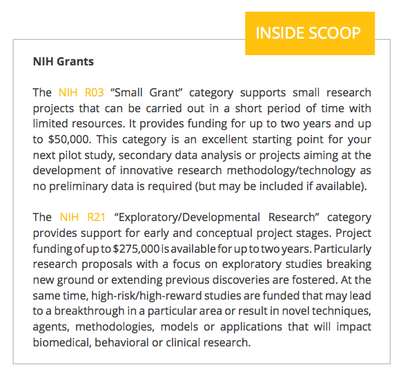 NIH grants