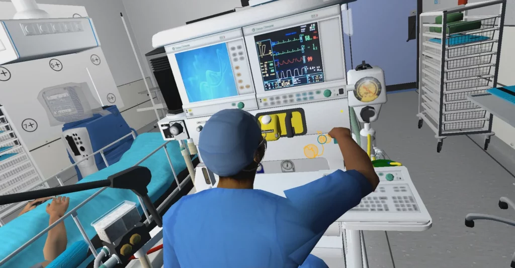 VR surgical healthcare training