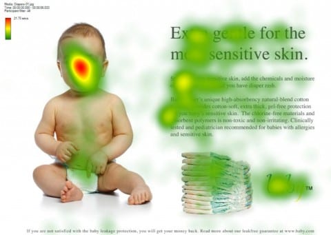 eye tracking on a baby