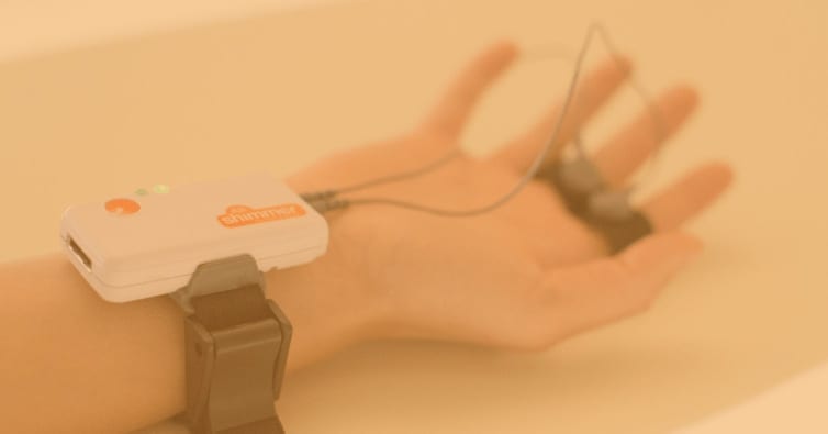 a researcher measures the galvanic skin response