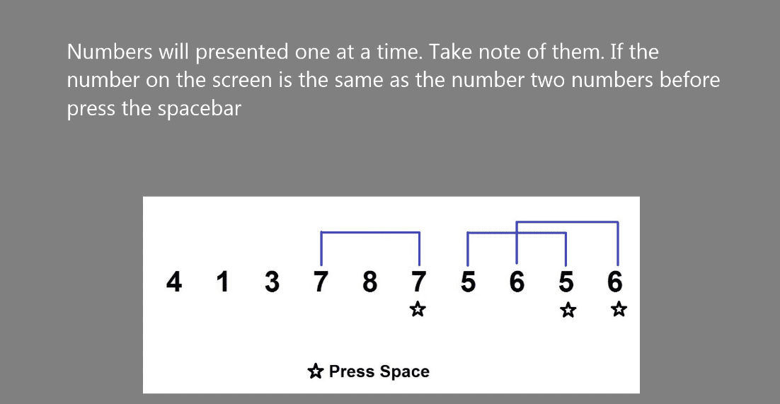 nback instructions