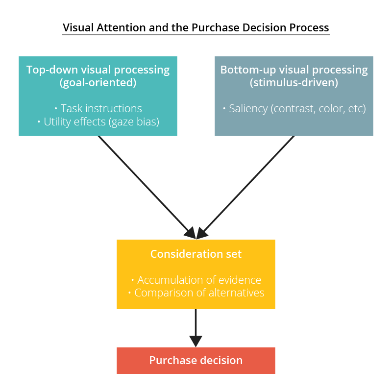  visual attention purchase decision process