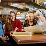 People looking at Menu