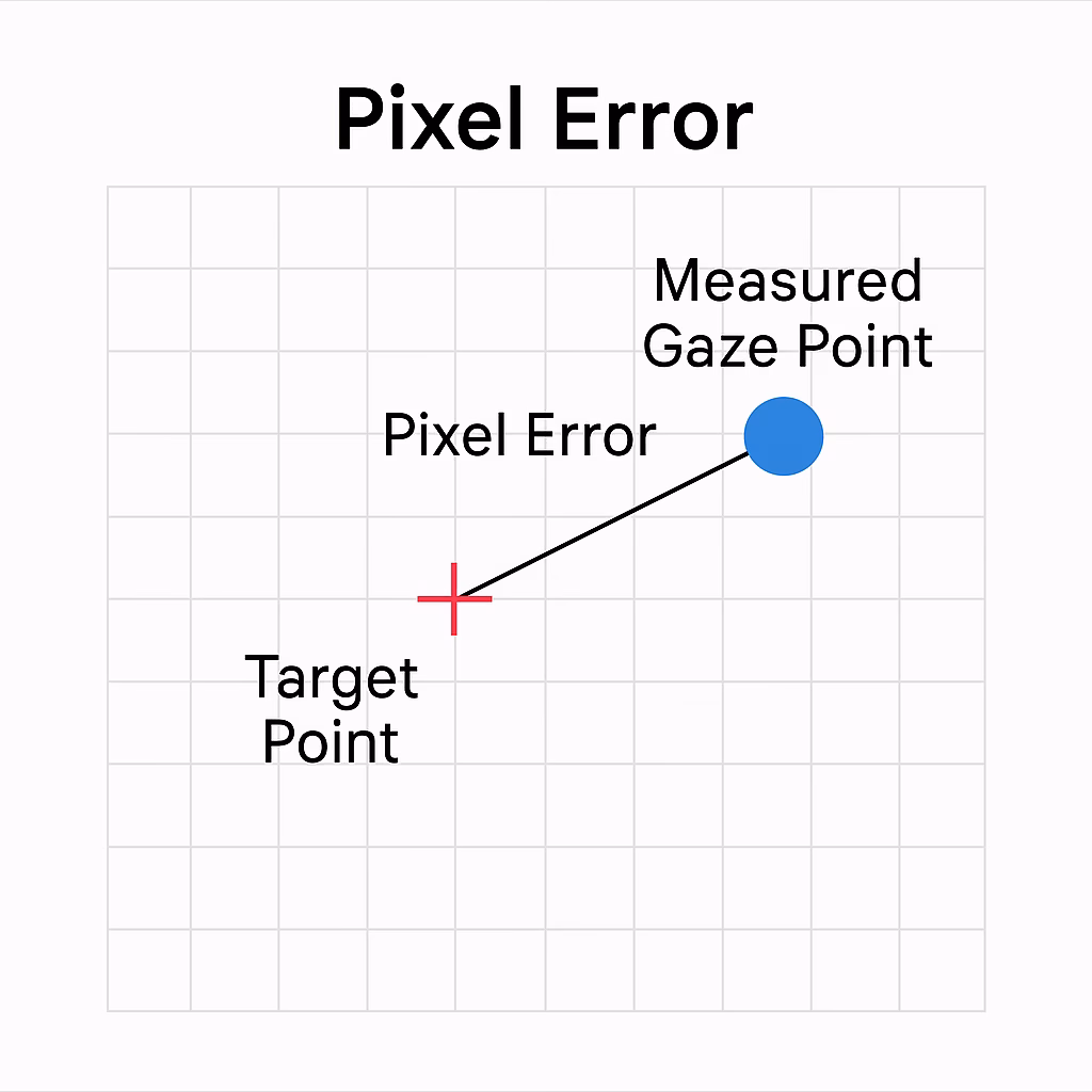 Eye Tracking Accuracy - Pixel Error