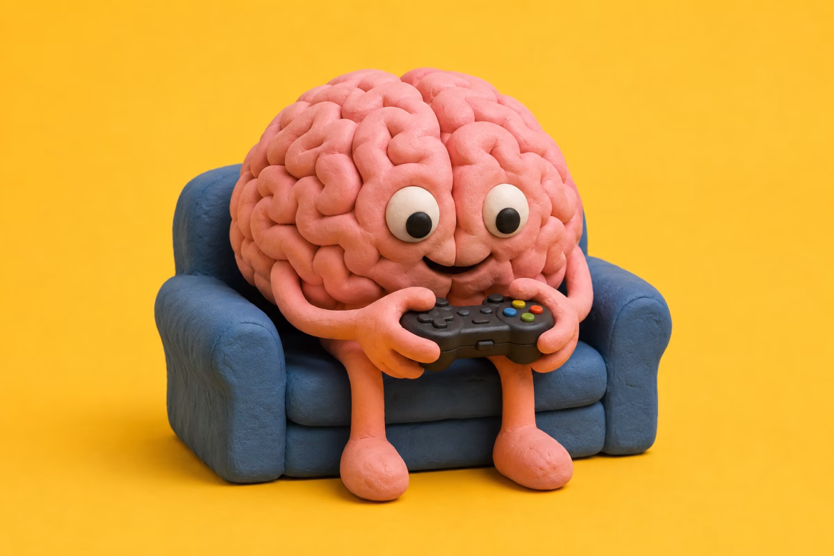Cognitive Tests - brain playing console. 